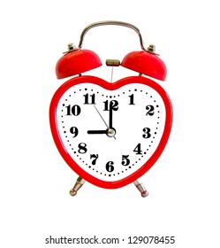 Alarm Clock With Heart Shape