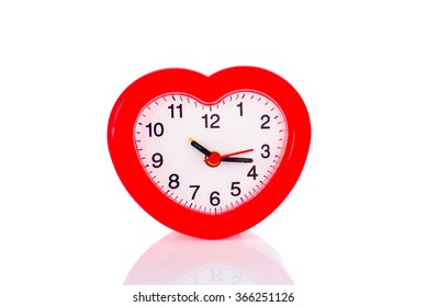 Alarm Clock With Heart Shape