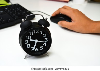 Alarm Clock On Desk