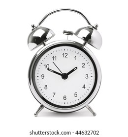 Alarm Clock On White Background