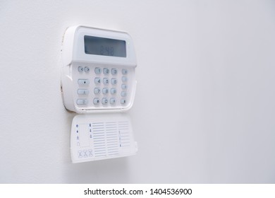 Alarm System Of An Apartment, House Of Business Office. Surveillance And Protection Console