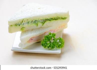 Alaska Crabstick Seasoned Seaweed Sandwich Stock Photo 531293929 ...