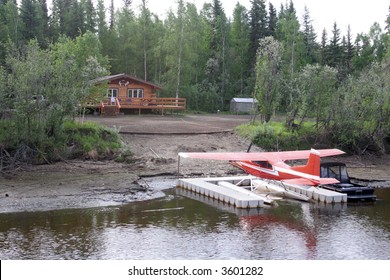 Alaska Home On The River With Float Plane