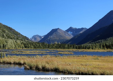 Alaska, landscape in the Kenai National Park