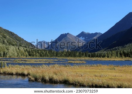 Alaska, landscape in the Kenai National Park