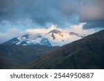 Alaska, Makushin Volcano on Unalaska Island, Aleutian Islands, United States