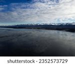 Alaska Mountain Lake Scenic Landscape 