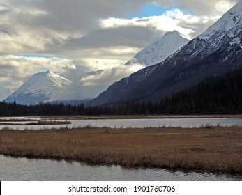 Alaska Mountains At Kenai Peninsula
