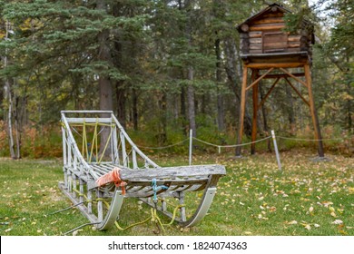 Alaska Old Dog Sled Senic