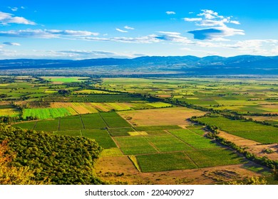 Alazani Valley in Kakheti. Kakheti is a region in eastern Georgia with Telavi as its capital. - Shutterstock ID 2204090927