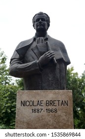 ALBA IULIA, ROMANIA - JULY 29, 2019: Bust Of Nicolae Bretan, A Romanian Opera Composer, Baritone, Conductor, And Music Critic.