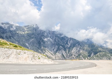 Albania, Mountains And Road. Llogara National Park. 