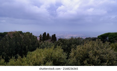 Albano Lake Seen From Castel Gandolfo