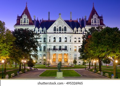 Albany, New York, USA at the New York State Capitol. - Shutterstock ID 495326965
