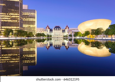 Albany, New York, USA At The New York State Capitol.