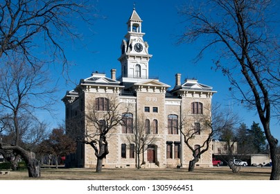 Albany, Texas / USA -  December 23 2008: Shackelford County Courthouse