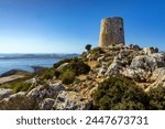 The Albercutx watchtower at Cap de Formentor in northwestern Mallorca, Spain