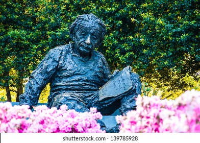 Albert Einstein Memorial in at the National Academy of Sciences in WashingtonDC, USA