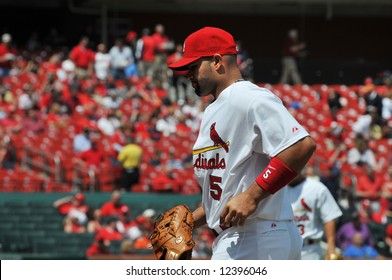 Albert Pujols At Busch Stadium In Saint Louis