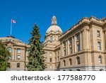 The Alberta Legislature Building in Edmonton Alberta Canada.