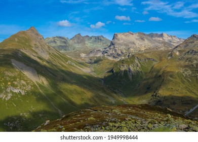 Albula Alps Seen Over Julierpass