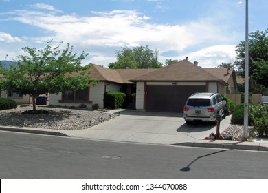 ALBUQUERQUE, NEW MEXICO, USA - May 22, 2014: Filming location of Breaking Bad television series: Walter White home house