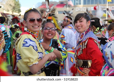 ALBUQUERQUE, NEW MEXICO-APRIL 24:  The Gathering Of Nations Is The Largest Indian Pow Wow In North America, And It Took Place At The University Of New Mexico On April 24, 2010 In Albuquerque.