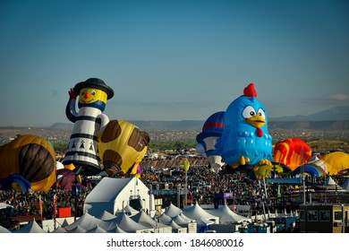 Albuquerque, NM / US - Oct 7 2019: Hot Air Ballon Fiesta In Albuquerque, NM.