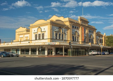 Albury, Australia - February 25, 2020 - Early 20th Century Regent Cinemas Building On Dean Street In Albury, New South Wales