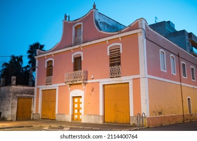 Alcala De Chivert, Valencian Community, Castellon, Spain - January 2022. Beautiful Baroque Architecture In An Historic Traditional Spanish Village.