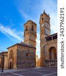 Alcaraz main square in the province of Albacete