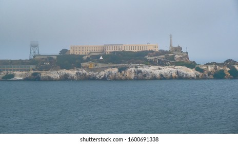 Alcatraz Across The Bay In The Fog