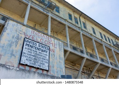 Alcatraz Federal Penitentiary Sign, San Francisco Bay