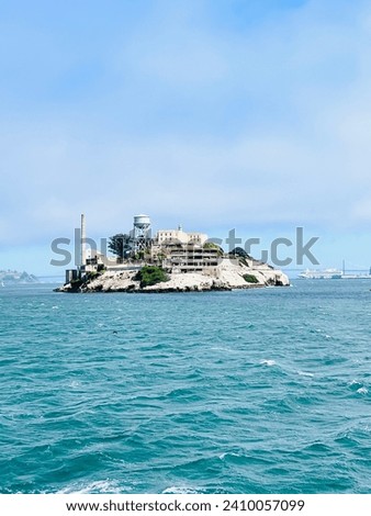 Alcatraz Island Prison located in San Francisco California USA