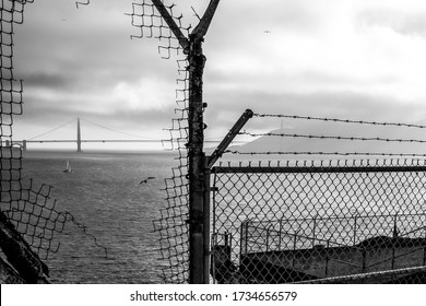 
Alcatraz island and its prison from near and far - Shutterstock ID 1734656579