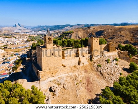 Similar – Image, Stock Photo Malaga, Spain. Panorama Cityscape Elevated View Of Malaga In Sunny Summer Evening. Altered Sunset Sky