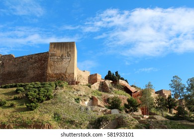 Alcazaba in Malaga, Andalusia, Spain. Popular touristic european destination.
