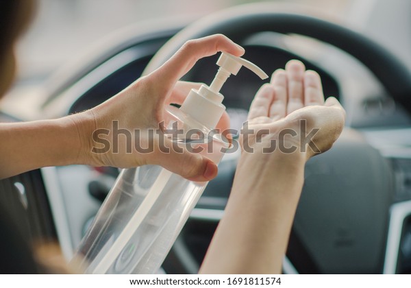 Alcohol gel hand washing and cleaning for\
Corona virus prevention in car,Alcohol\
70%