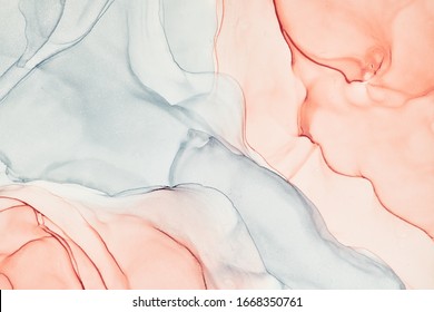 Alcohol ink colors translucent. Abstract multicolored marble texture background. Design wrapping paper, wallpaper. Mixing acrylic paints. Modern fluid art. Alcohol Ink Pattern - Powered by Shutterstock