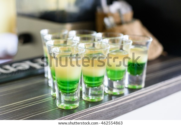 Alcoholic Drinks Beverages On Wedding Reception Stock Photo Edit