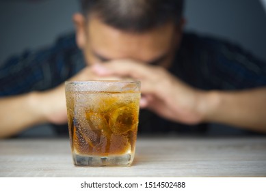 Alcoholism Or Alcohol Addiction,withdrawal Detox  Concept