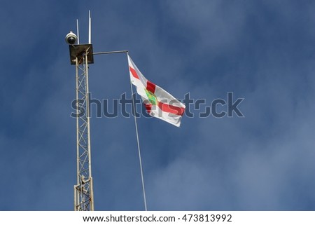 Alderney Flag