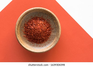 Aleppo Pepper Flakes In A Bowl