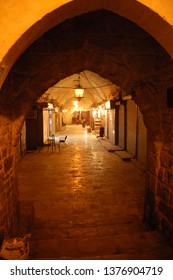 ALEPPO, SYRIA - JANUARY 2010: The Aleppo Souk