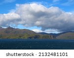 Aleutian, Coast of Unalaska Island, Aleutian Islands, Alaska, United States. Unalaska Island is an island in the Fox Islands in the west-eastern center of the Aleutian Islands  