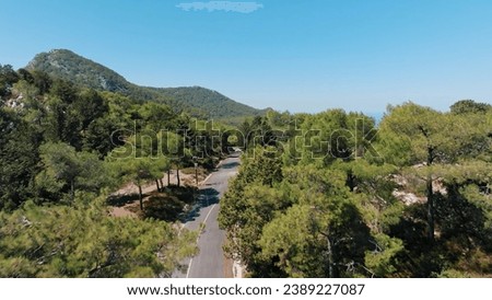 Alevkayasi Picnic Site at the Fivefingers mountains in Kyrenia, North Cyprus