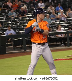 	Alex Bregman 3rd baseman for the Houston Astros at Chase Field in in Phoenix AZ USA August 15,2017.