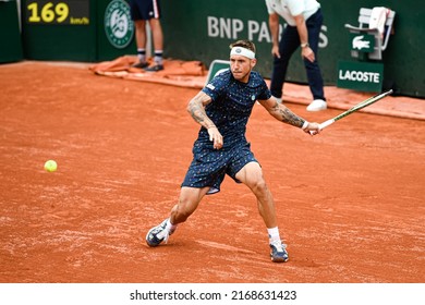 Alex Molcan Of Slovakia During The French Open, Grand Slam Tennis Tournament On May 25, 2022 At Roland-Garros Stadium In Paris, France.