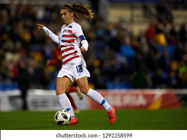 Alex Morgan (Orlando Pride) Of USA During The Friendly Match Between Spain And USA At Rico Perez Stadium In Alicante, Spain On January 22 2019. 