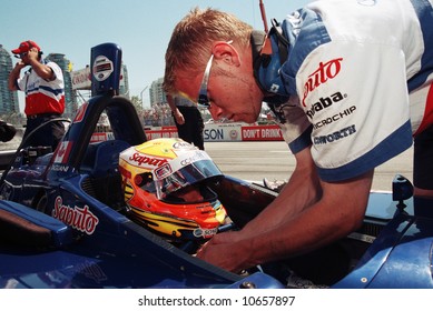 Alex Tagliani Is Getting Ready For The Race. Editorial Use Only.